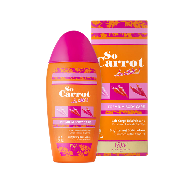 F&amp;W - SO CARROT - Brightening Body Lotion  UE 500ml